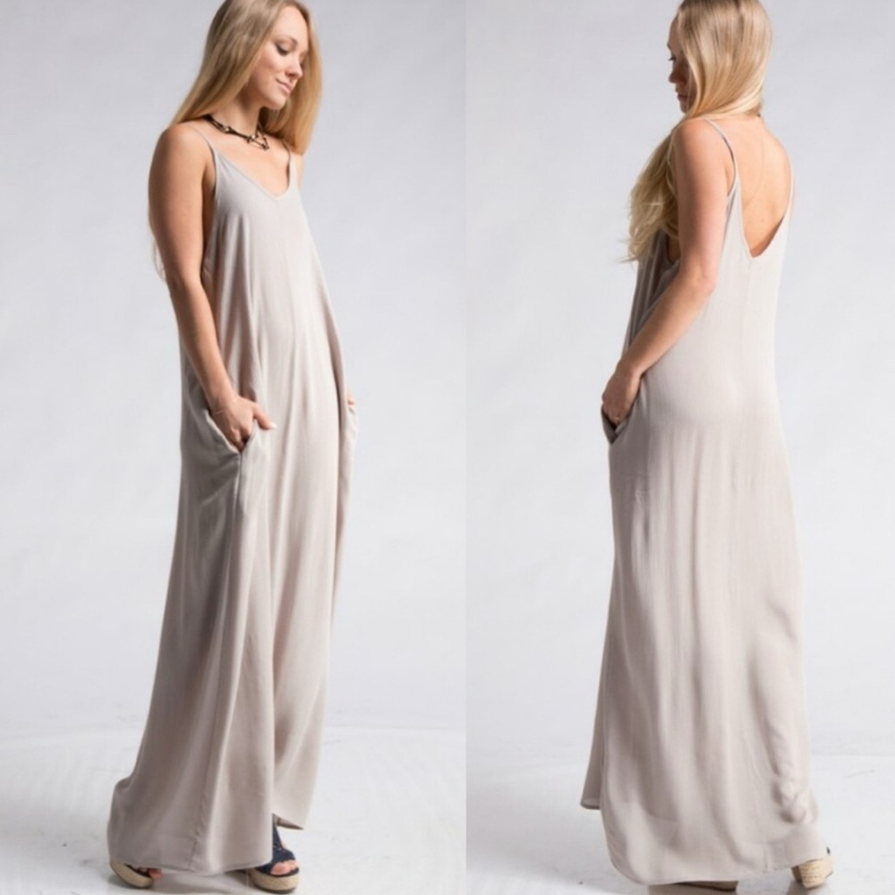 Elegant Cream Maxi Skirt
